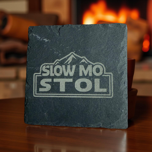 4 Stone Coaster Set with Custom Design